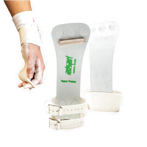 Reisport Protec High Bar Gymnastics Grips for Men - Triple Strength Leather Hand Grips for Gymnastics Bars - Gymnastics Equipment & Accessories for Advanced Gymnasts