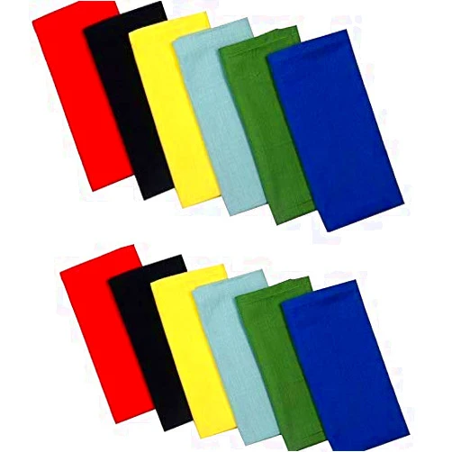 Simpli-Magic 79344 Cotton Dinner Napkins, 20” x 20”, Multi Color, 30 Pack