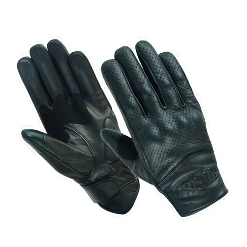 MCW GEAR Motorbike Vented Knuckle Joints ProtectionMCW Gear Premium Leather Motorcycle Gloves with Touchscreen and Vented Knuckle & Joints Protection