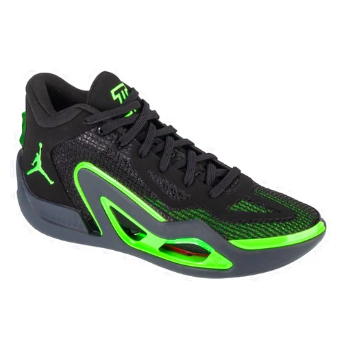 NIKE Tatum 1 Basketball Shoes (DZ3324-003, Black/Anthracite/Green Strike) Size 11