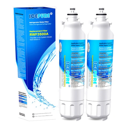 ICEPURE ADQ73613401 Replacement for Kenmore 46-9490, LG 800P, R-9490, LMXS30776S, LSXS26366S, LSXS26366D, LSXS22423s, LSXS26386D, LMXC23746D, LSXS26326S,RWF3500A,Refrigerator Water Filter, 2PACK