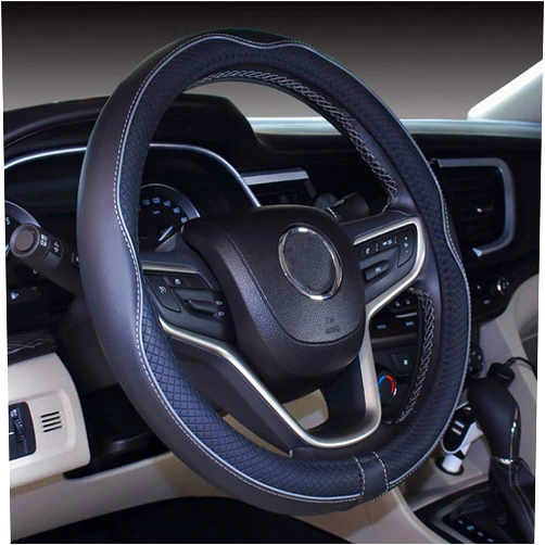 Mayco Bell 2019 New Microfiber Leather Car Extra Large Steering Wheel Cover for Big Trucks (17.5-18'', Gray)