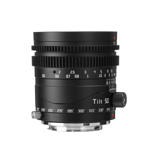 TTArtisan 50mm F1.4 Tilt Manual Lens Large Aperture Full Frame Tilt Portrait Lens Compatible with Compatible with Canon RF-Mount EOS EOS R, RP, R5, R5C, R6, R6ii, R7, R10