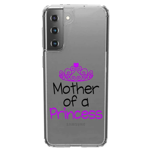 DistinctInk Clear Shockproof Hybrid Case for Samsung Galaxy S21+ Plus (6.7