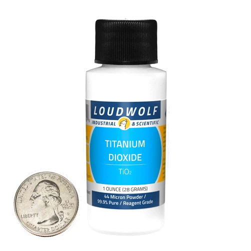 Loudwolf Titanium Dioxide/Fine Powder / 1 Ounce / 99.9% Pure
