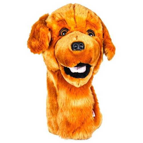 Daphne's Headcovers Golden Retriever Driver Headcover Premium Driver Headcovers Funny Golf Club Covers Stylish Protection for Your Clubs Men's Golf Gear Driver Headcover for Men and Women