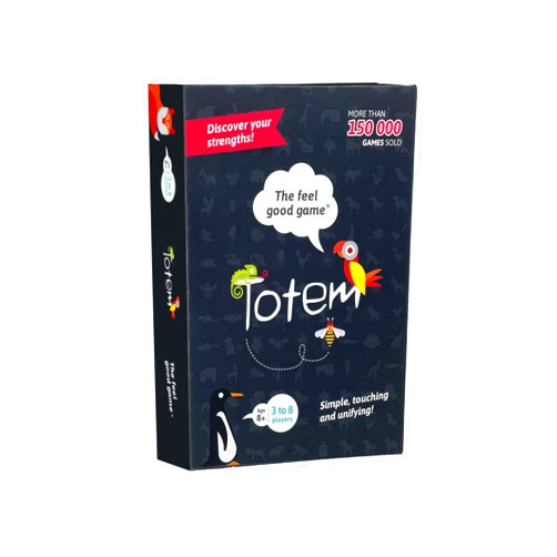 Totem the feel good game – Team Building, Therapy Games for Teens, Family Games for Kids and Adults, Counseling Activities, Boost Mindfulness, Social Emotional Skills and Self-Esteem