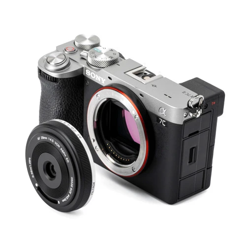 VILTROX 28mm f4.5 Pancake Lens for Sony E, Auto Focus 28mm f/4.5 FE Chips-Size Ultra-Thin Full Frame Lens for Sony E Mount