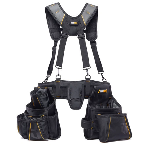 ToughBuilt - Pro Carpenter Suspension Rig with Pockets - Heavy Duty, Deluxe Premium Quality, Durable - Adjustable Size - (TB-302-6)