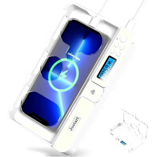 JOSTART Cell Phone Timer Lock Box for iPhone and Android Phones, Portable Self-Control Timed Phone Locker Help Adults/Kids/Students Get More Focus,Prevent Excessive Phone/Game Addiction(New)
