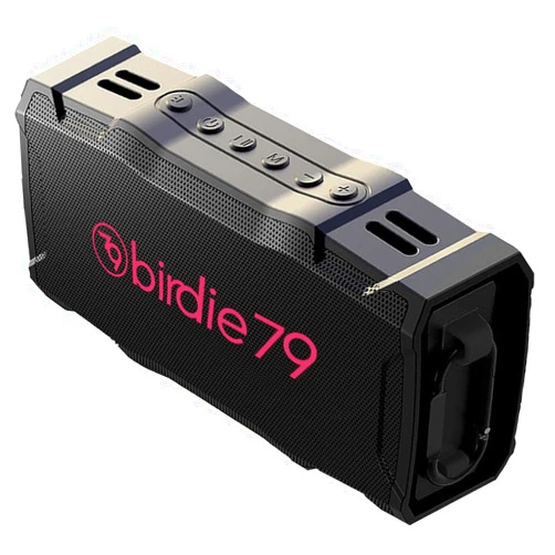 Birdie79-Portable Golf Cart Speaker, Magnetic Bluetooth 36 Hour Playtime. Rugged Outdoor IPX7 Waterproof & Shockproof. 30W Loud & Clear Stereo Sound, Bulit-in Bright LED Flash Light & Power Bank.
