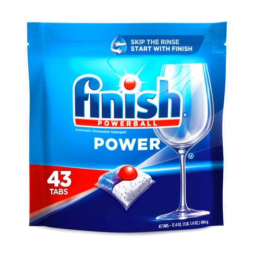 Finish Power - 43ct - Dishwasher Detergent - Powerball - Dishwashing Tablets - Dish Tabs
