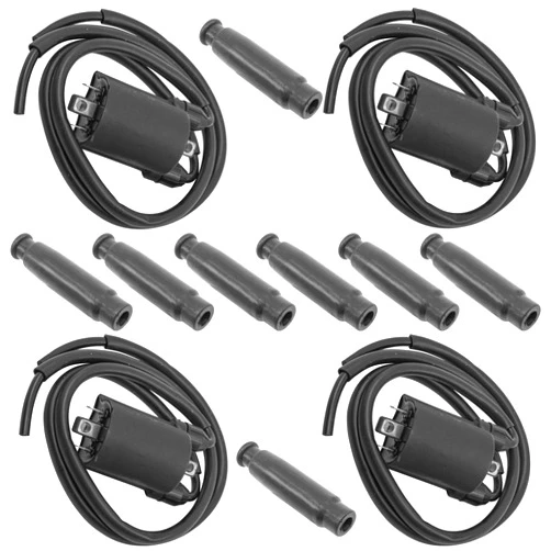 Caltric 21121-1208 21121-1209 21121-1210 Ignition Coil w/Spark Plug Cap Compatible with Kawasaki Zephyr 1100 ZR1100 1992 1993-1995