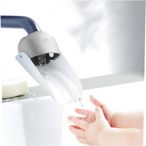 Drokit Faucet Extender for Kid,2 Pack Faucet Extender,Spill Faucet Extender Water Faucet Regulator Kitchen Tool,Sink Handle Extenders for Fits Most Faucets for Babies and Children Fun Hand-Washing