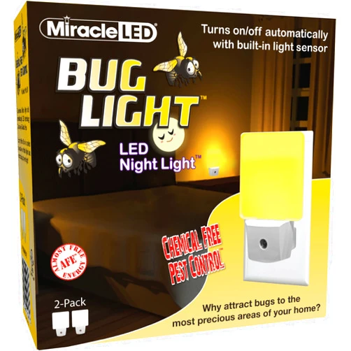 Miracle LED MiracleLED The Original LED Indoor Automatic Bug Night-Light Bulb (2 Pack)