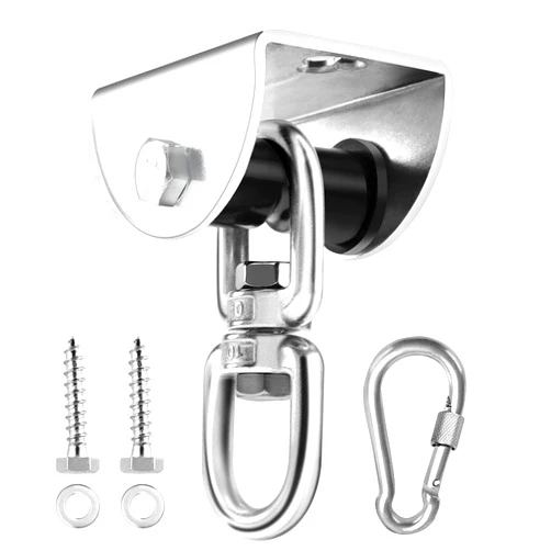 Eapele Heavy Bag Hangers Brackets for Wood Beam 360° Swivel