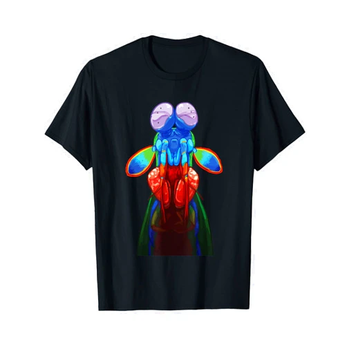 Rainbow Peacock Mantis Shrimp Gift Rainbow Peacock Mantis Shrimp - Beautiful Sea Creature Gift T-Shirt