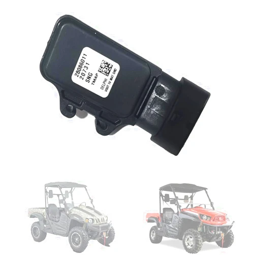 Chikia OEM Hisun MAF Temp Pressure Sensor Compatible with EFI UTV 400 450 500 550 700 750 800 1000 Massimo MSU,Axis Bennche,28086011