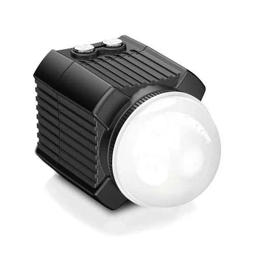 Starbea Seafrogs Diving Video Light Waterproof 195ft/60M White Red Blue Mini Cube Led Camera Lights with Ball Head Cold Shoe Adapter Underwater Photography Lighting for Gopro Canon Nikon Sony Camera(SL-19)