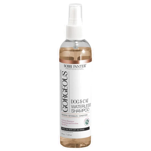 Bobbi Panter Gorgeous Dry Dog & Cat No-Rinse Shampoo Spray, 8oz, Pink