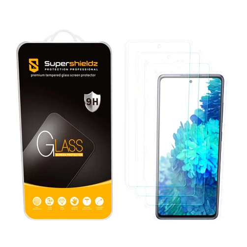 Supershieldz (3 Pack) Designed for Samsung Galaxy S20 FE 5G Tempered Glass Screen Protector, Anti Scratch, Bubble Free