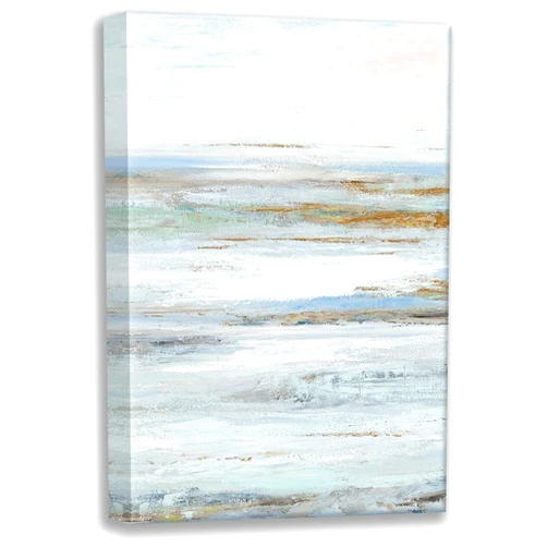 ArtDirect Muted Misty Marsh II 13x18 Gallery Wrapped Canvas Museum Art by Wilkins, Suzanne