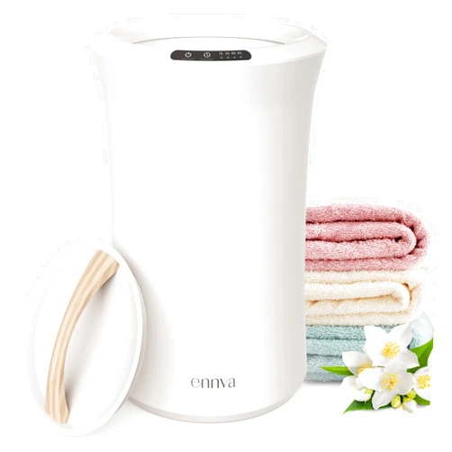 ennva 22L Towel Warmer for Bathroom, Spa, Hotel-Luxury Bath Towel Heater with with Aromatherapy- Electric Bucket Style Towel Steamer-Heat Timer15/30/45/60 Min Adjustable -Fast Heating Hot Towel Warmer