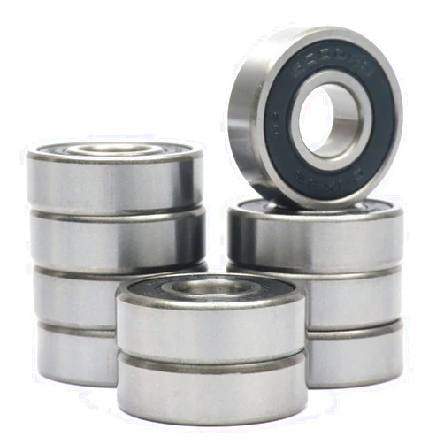CNXBB 10 PCS 6000-2RS Double Rubber Sealed Deep Groove Ball Bearings 10x26x8mm, Deep Groove Ball Bearing ABCE-3 Pre-Lubricated, Chromium Bearing Steel (6000-2RS, 10)