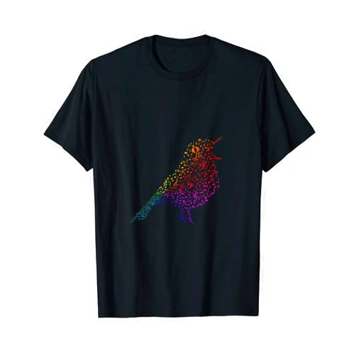 The Artaway Rainbow Songbird T-Shirt