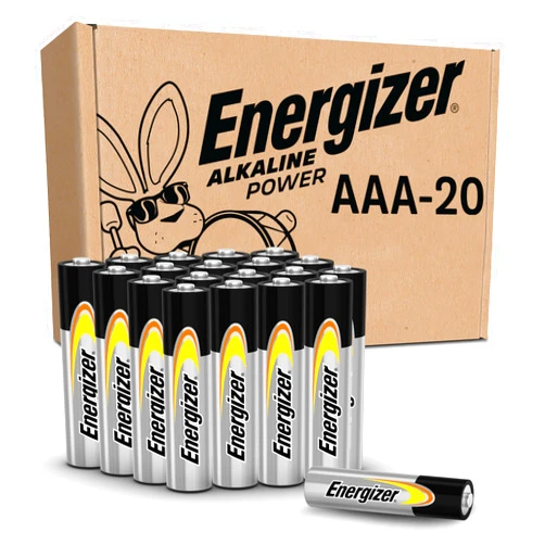 Energizer Alkaline Power AAA Batteries (20 Pack), Long-Lasting Triple A Batteries