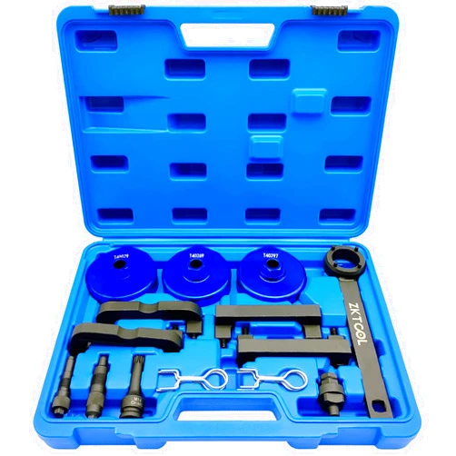ZKTOOL Engine Camshaft Alignment Locking Timing Tool Set Compatible with Audi VW 2.0, 2.4, 2.8, 3.0T, 3.2, 4.2, 5.2 Engine A4 A6 A6L A8 Q5 Q7 R8 Porsche 3.0T Engine,T40070. (Timing Tool Set)