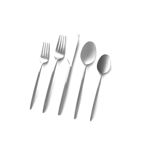 Cambridge Silversmiths Gaze Mirror 20 Piece Flatware Set, Service for 4, silver