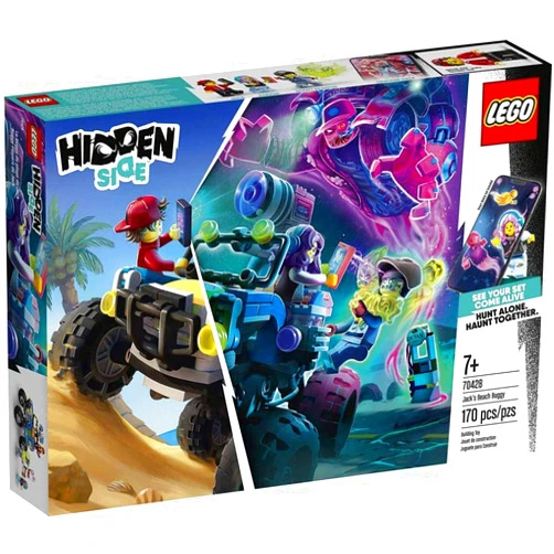 LEGO Hidden Side Jack's Beach Buggy 70428 Popular Ghost Toy, Cool Augmented Reality, New 2020 (AR) Play Experience for Kids (170 Pieces)