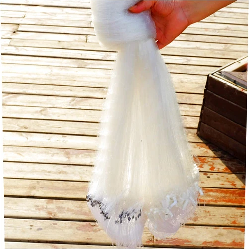 Mecen 100Mx2M 5x5cm Mesh Hole Fishing Net Fish Gill Net with Float Fish Trap