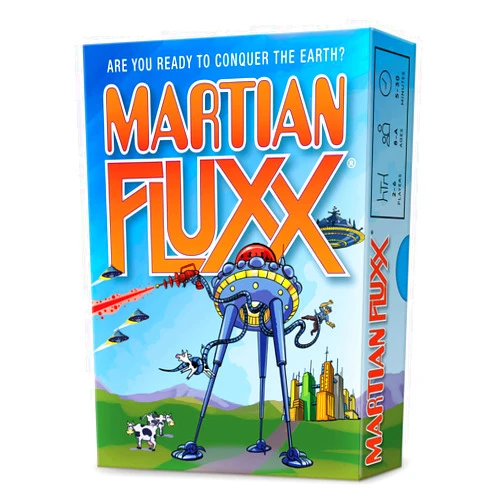 Looney Labs Martian Fluxx Card Game - Silly Shenanigans in The 25th Anniversary Edition