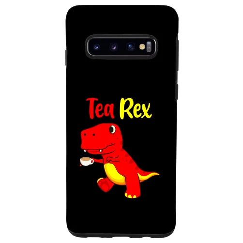 Tee Zubehör Galaxy S10 Tea Rex for tea lovers Case