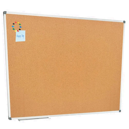 BigXwell Cork Board Bulletin Notice Board 36’’ x 24’’, Corkboard with Silver Aluminum, Wall Mounted Notice Pin Board for Home, Office and School