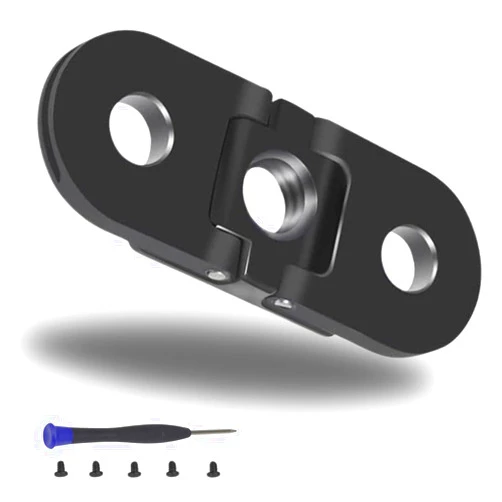 MotoRadds Folding Finger Conversion Kit Compatible with GoPro Hero 12/11/10/9/8 Black Replacement Adapter Mount with 1/4 Tripod Mount Compatible Vertical, Low Profile, Mount Bracket