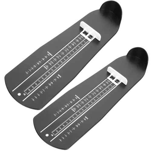 DOITOOL 2pcs Shoe Measurement Ruler Feet Size Measurer Plastic Shoes Ruler Sizer Foot Measuring Device Us Standard Shoe Sizer Foot Gauge for Adult Men Women
