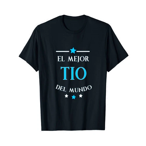 Regalos para Papa El mejor Tio del Mundo Camisa Regalo Dia del Padre Playera