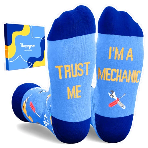 HAPPYPOP Gifts for Mechanic Personal Trainer - Photography Bus Driver Engineer Socks