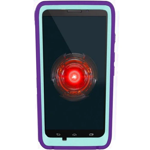 OTTERBOX Defender Series Case for Motorola Droid MAXX - Retail Packaging - Blue/Purple