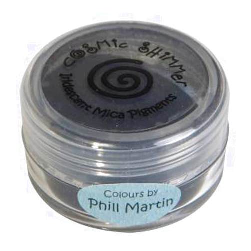 Cosmic Shimmer Sentimentally Yours - by Phill Martin Mica Powder-Gunmetal, 10ml