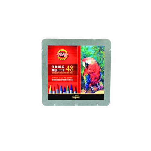 Koh-I-Noor Progresso Woodless Aquarell Coloured Pencils (Set of 48)