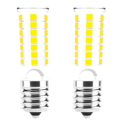DUMILOO LED Microwave Light Bulbs Under Hood 40W Equivalent, E17 LED Bulb Dimmable for Range Hood, Refrigerator, 120V 5W 450LM, LED Appliance Light Bulb Over Stove, Warm White 3000K, 2 Pack
