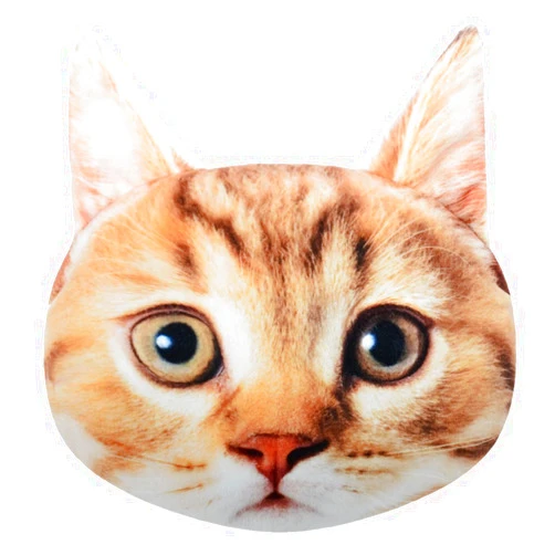 OiseauVoler Cute Car Neck Rest Pillow with Strap Comfortable Headrest Neck Pillows for Office Chair Travel Driving Cat