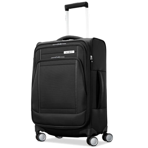 Samsonite Lightweight Softside Expandable, Black, Carry-On 20-Inch