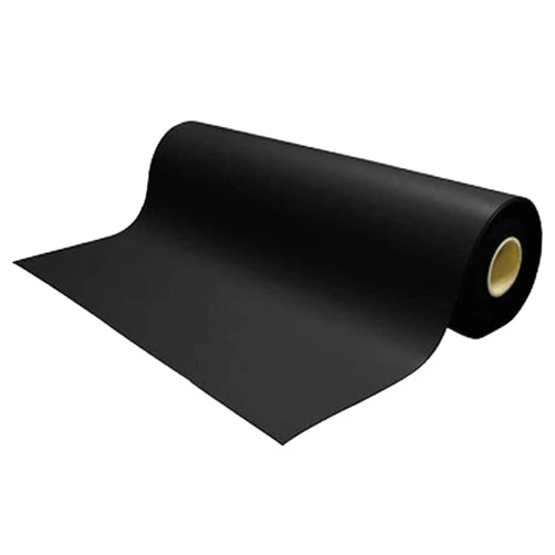 StaticTek ESD Anti-Static Table Mat with 2 Attached Snaps - Durable Soldering Desk Mat - Temperature Resistant, UV & Flame Retardant – Black - 24