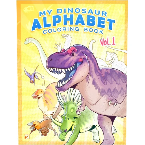 Frederic Wierum My Dinosaur Alphabet Coloring Book: Vol. 1