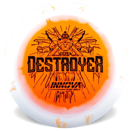 Innova Halo Star Destroyer Disc Golf Driver – Disc Golf Distance Driver, Fast and Stable Power Driver (Colors Will Vary)